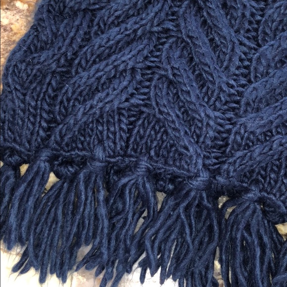 Bass Accessories Bass Navy Blue Knit Scarf Poshmark